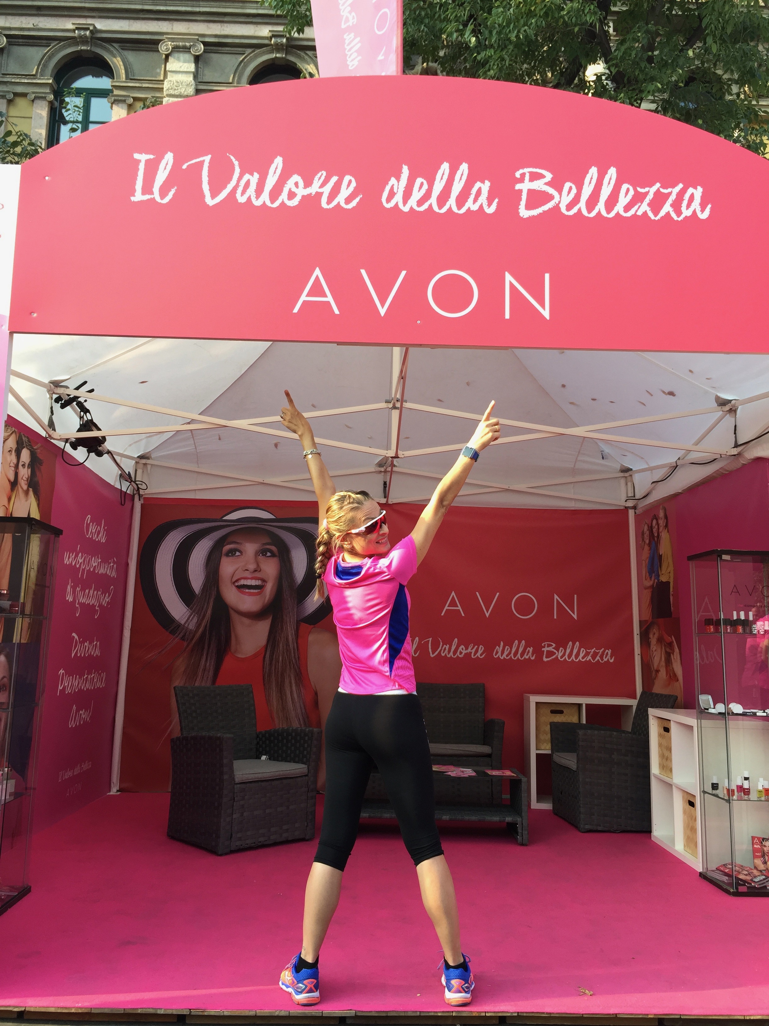 Avon Running, stand Avon