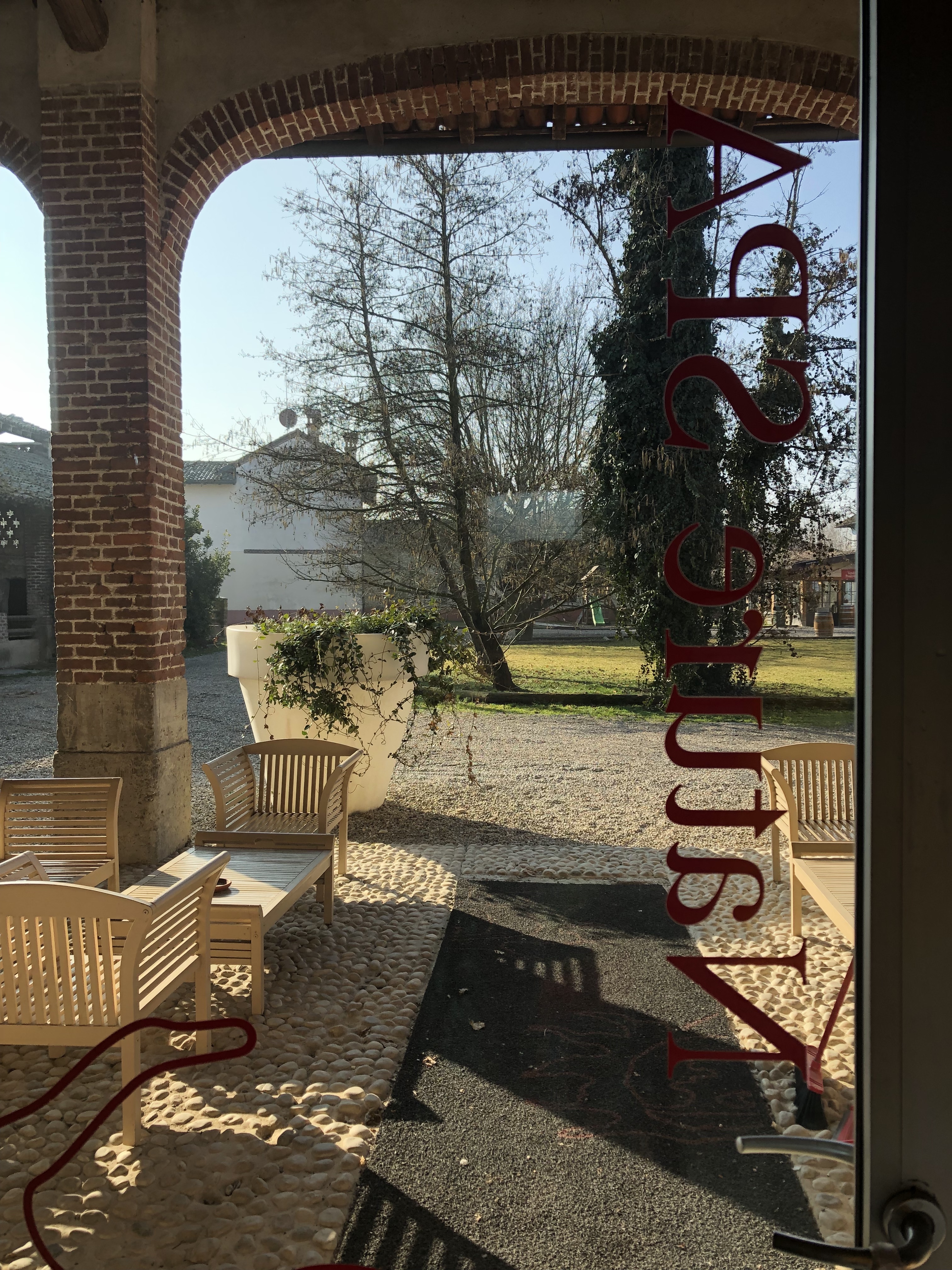 Cascina Caremma ingresso della spa