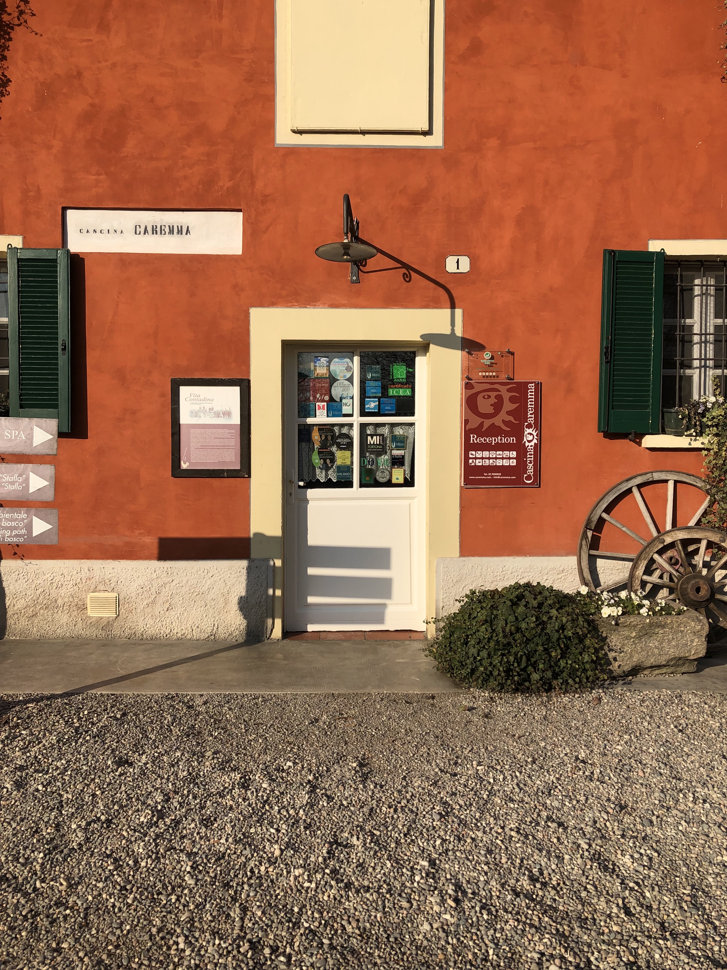 Cascina Caremma l'ingresso